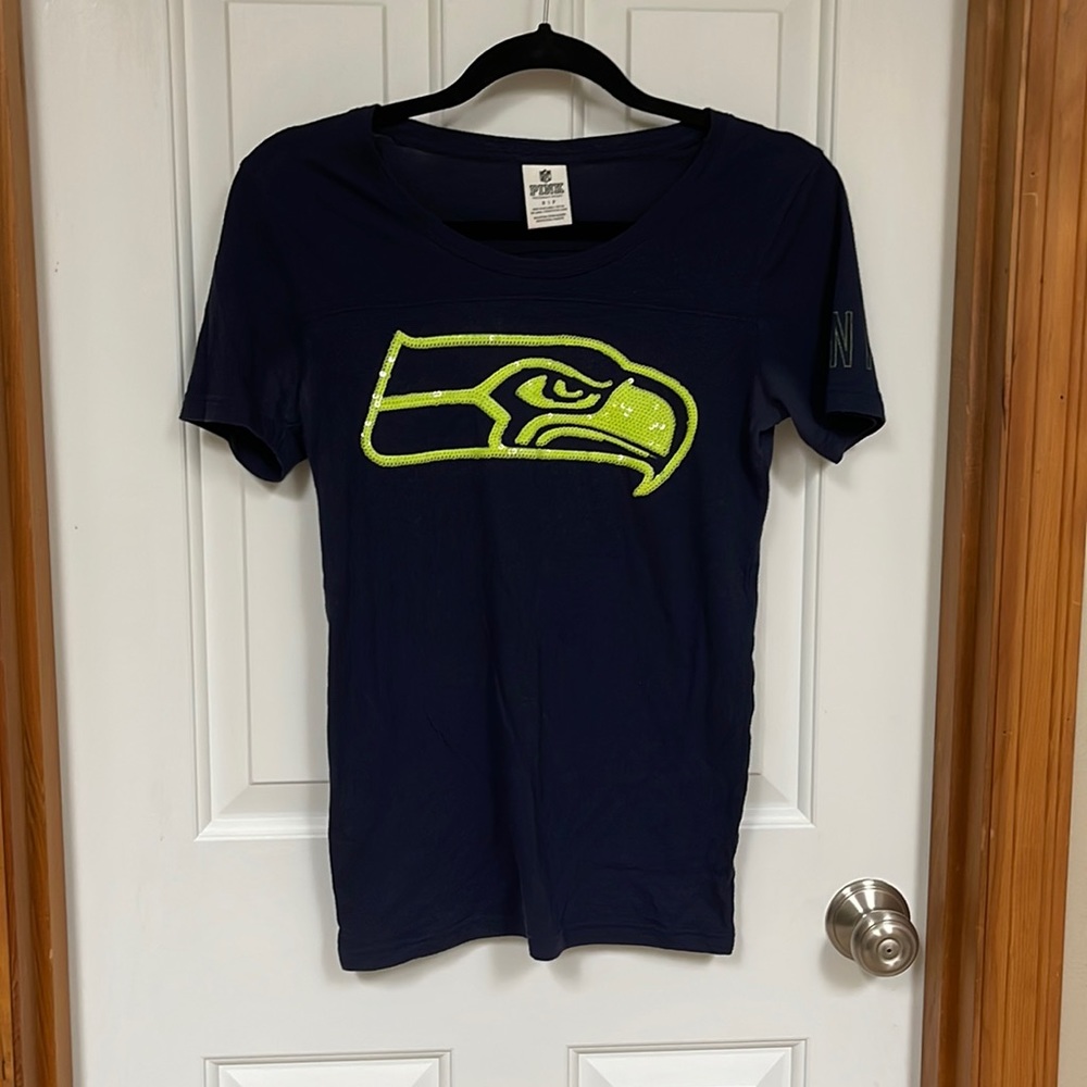 Victoria’s Secret pink Seahawks T-shirt